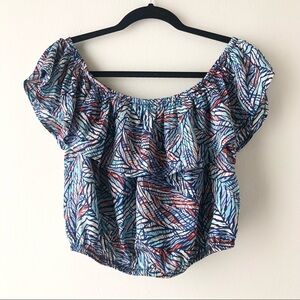 🛍 4/$25! Forever 21 Silky Off the Shoulder Top